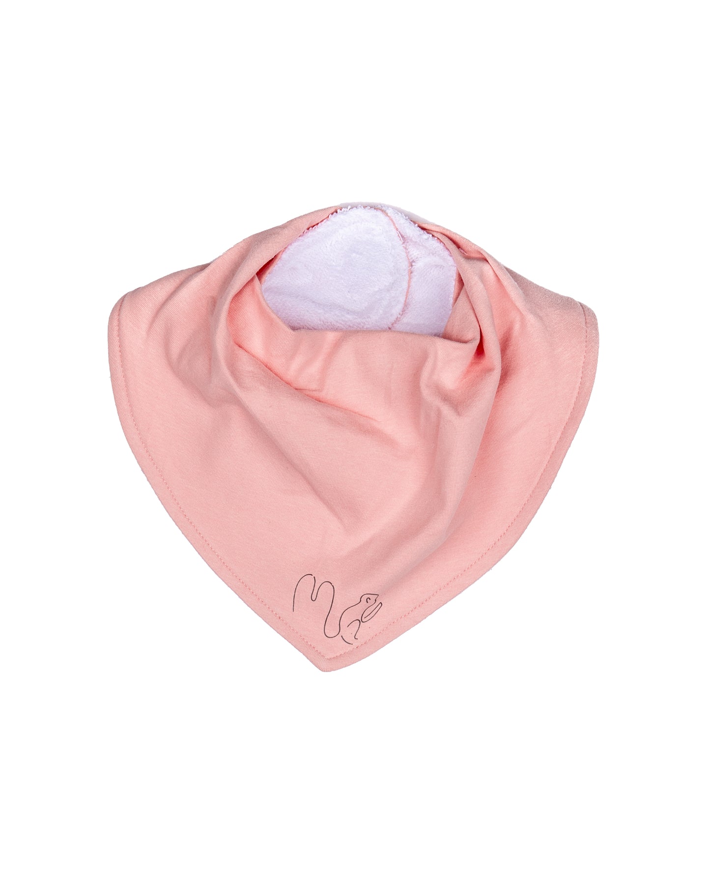 Magnetic Dribble Bib - Baby Pink