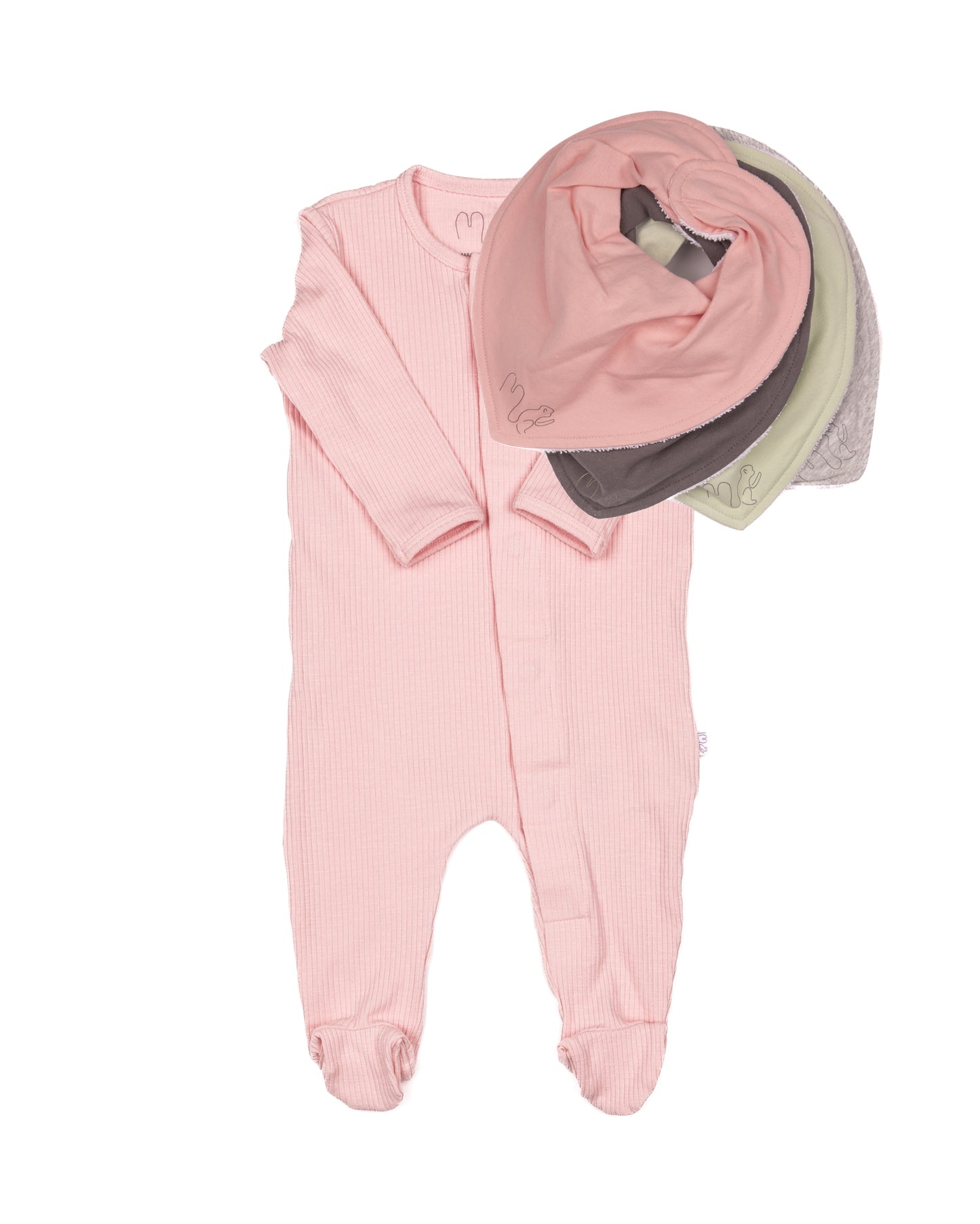 Long Magnetic Romper - Blossom Pink