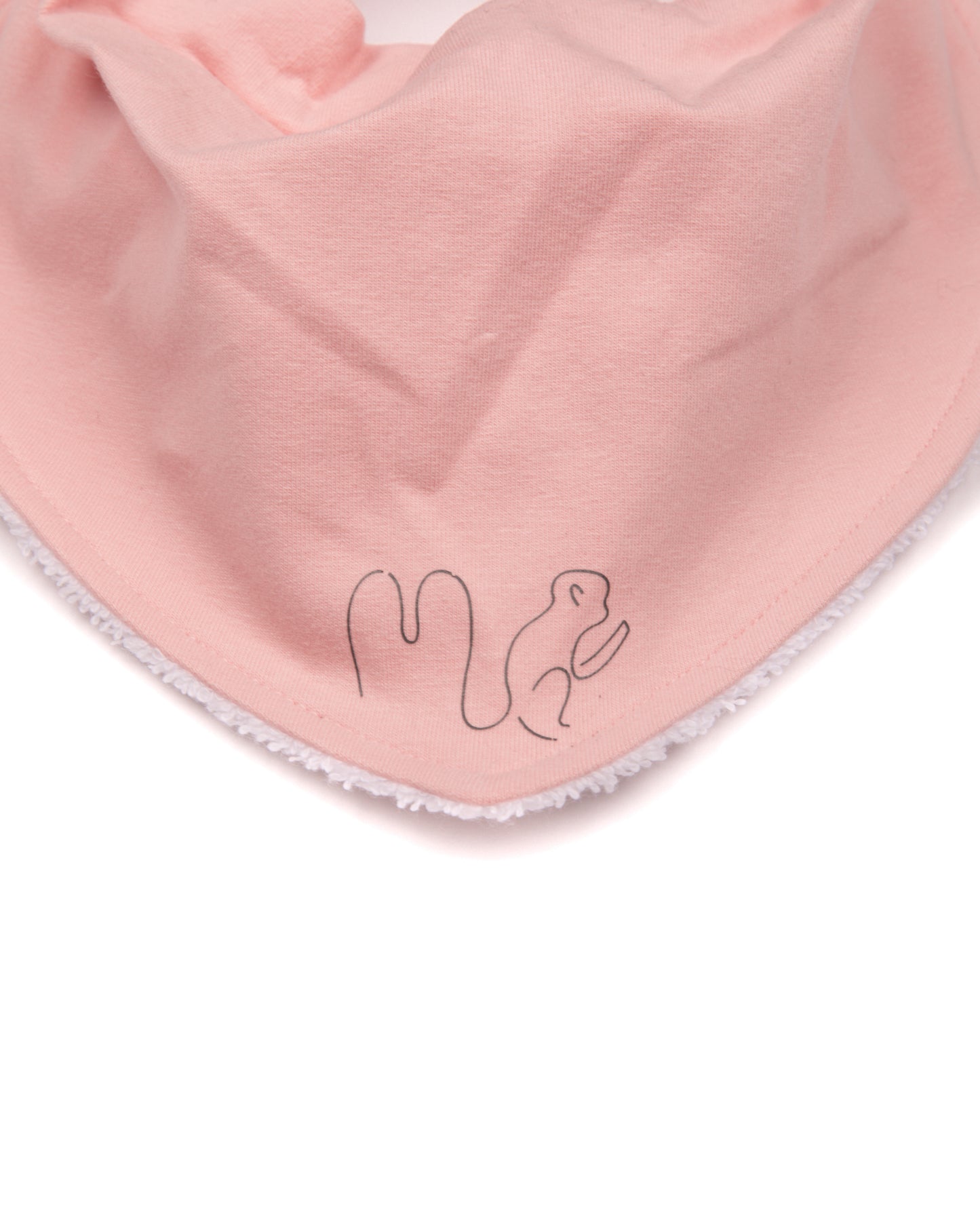 Magnetic Dribble Bib - Baby Pink