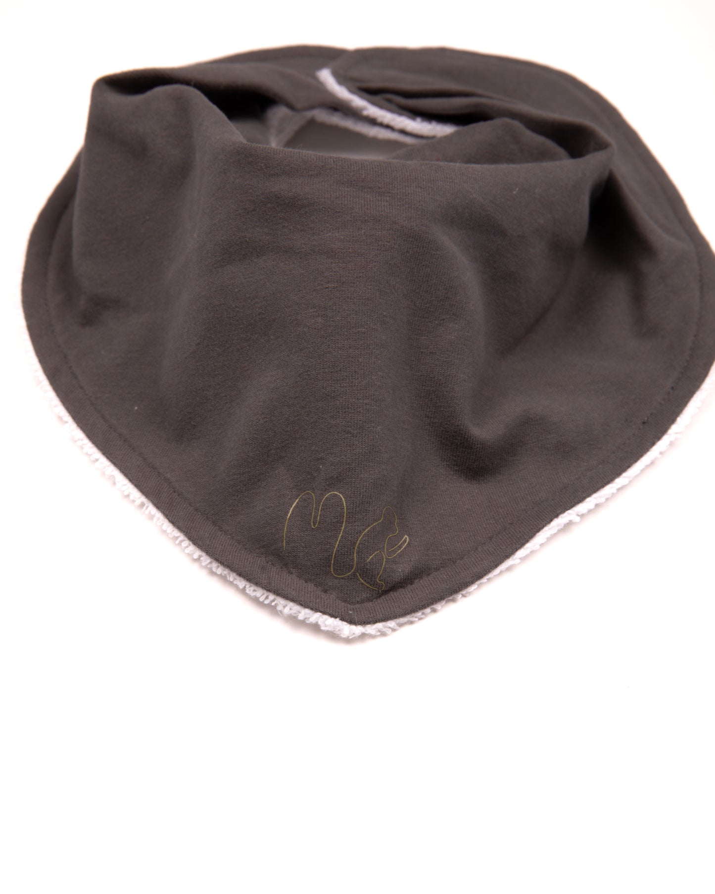 Magnetic Dribble Bib - Seal Grey