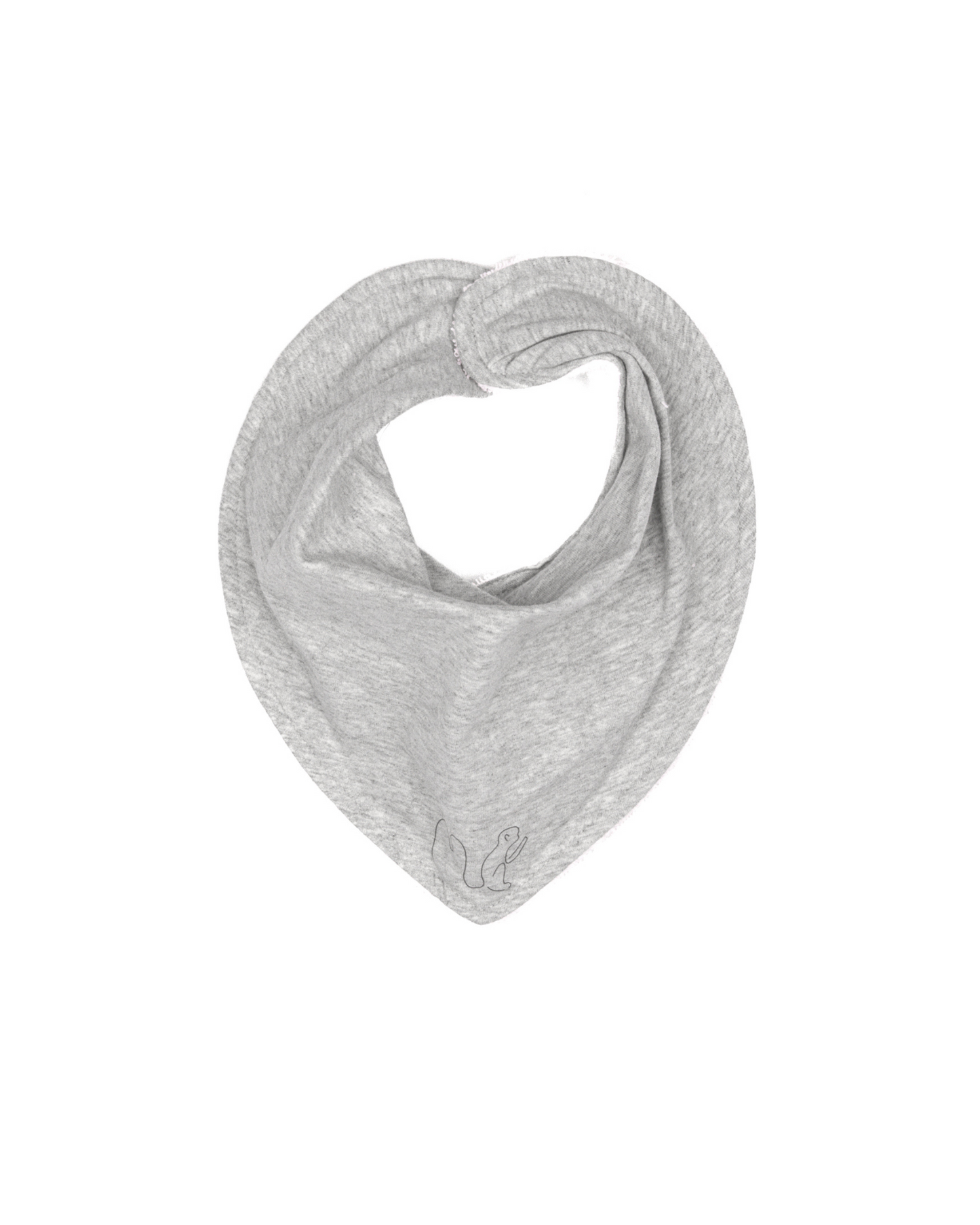 Magnetic Dribble Bib - Cloud Grey