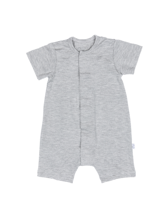 Shortie Magnetic Romper - Pebble Grey